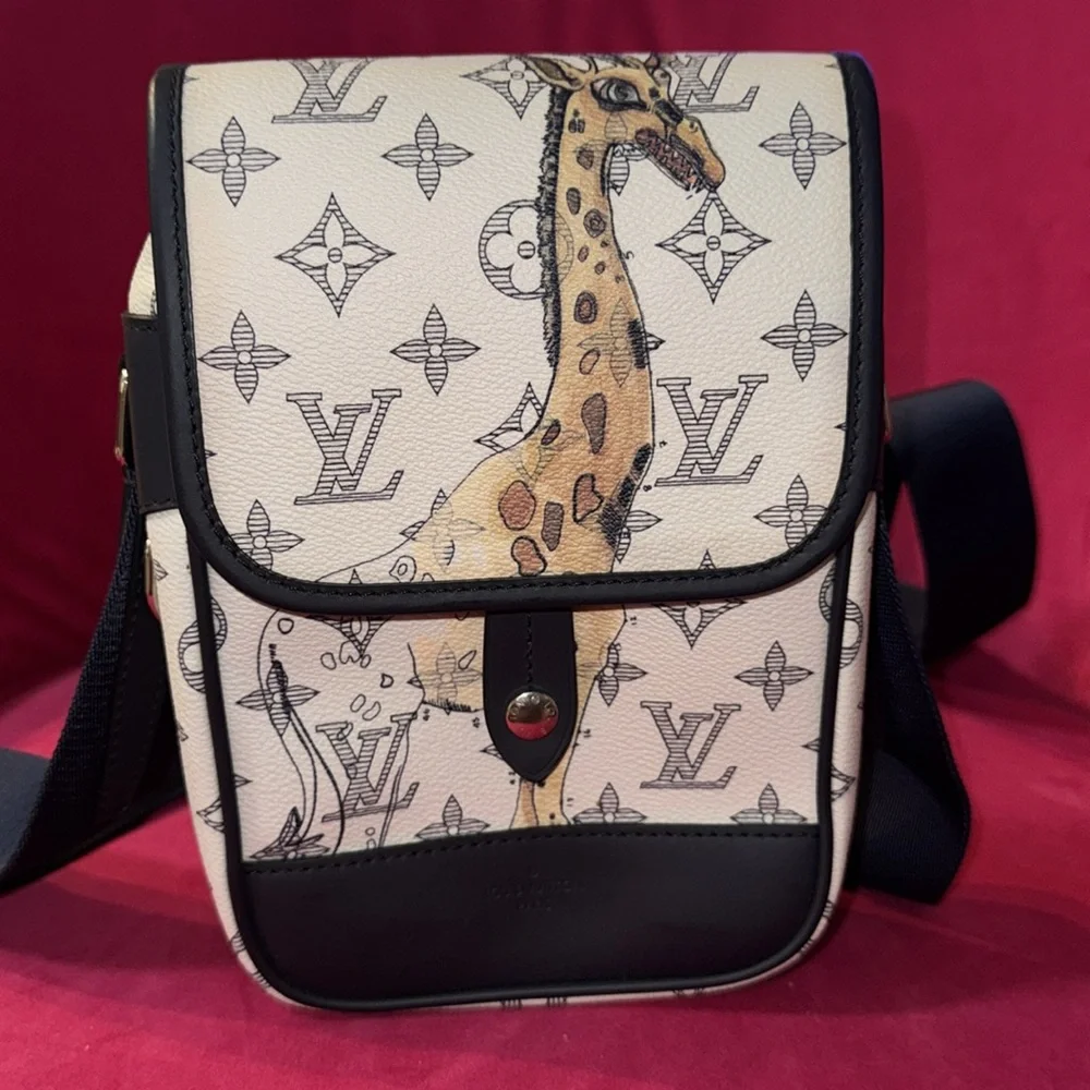 Louis Vuitton Chapman collection Giraffe Messenger BB Bag